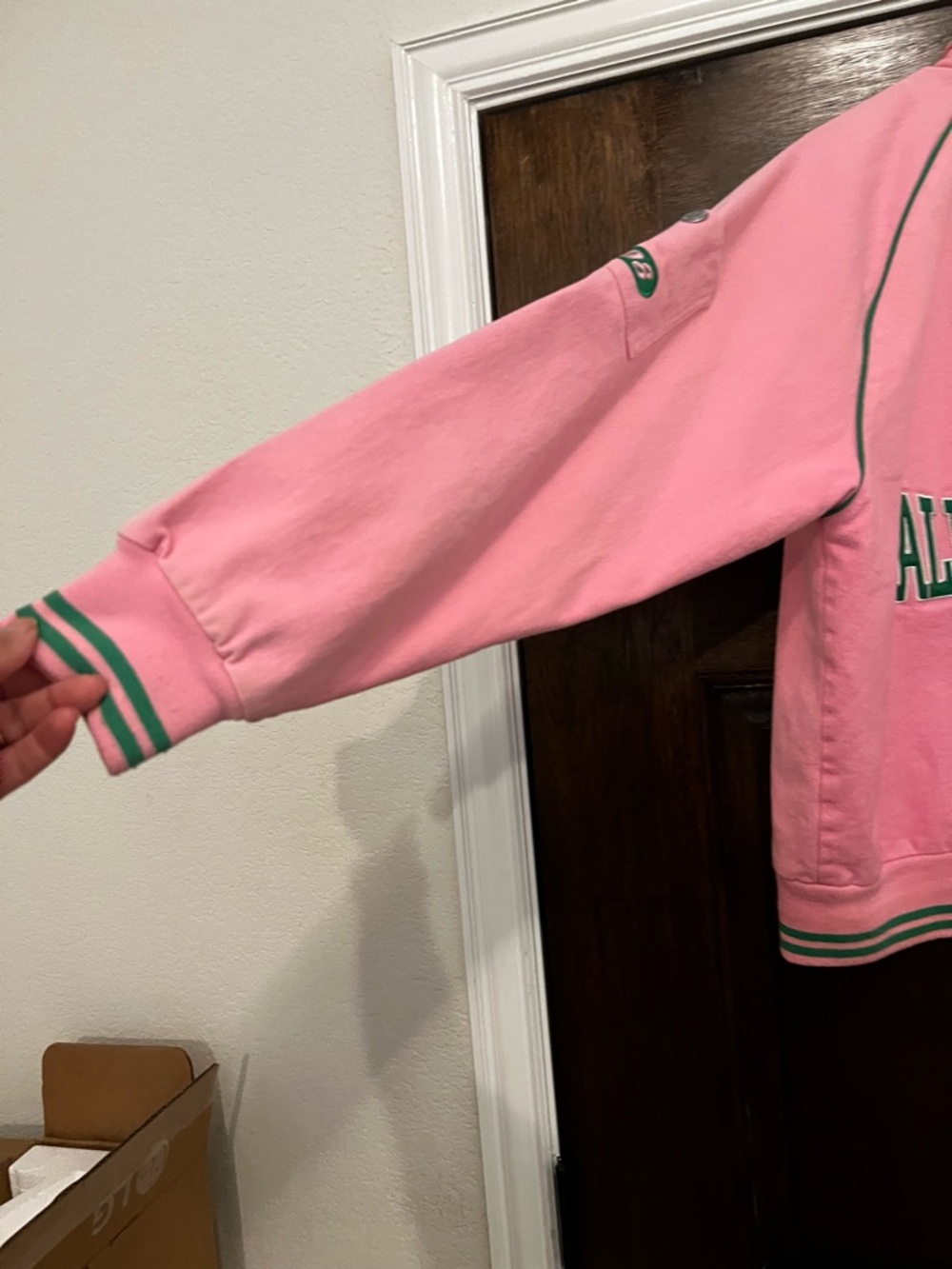Pink Varsity Jacket - Picture 12 of 15